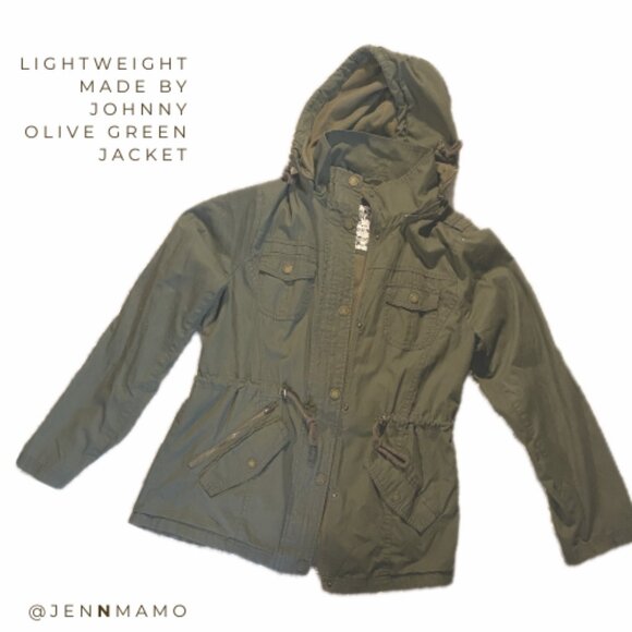 Military Green Jacket by Made by Johnny Size Medium - Picture 1 of 3